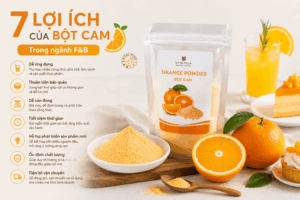 7 Lợi Ích Của Bột Cam Trong Ngành F&B Mà Bạn Nên Biết
