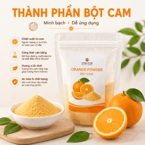 8 Điều Cần Biết Về Thành Phần Bột Cam Trước Khi Lựa Chọn Cho Ngành F&B